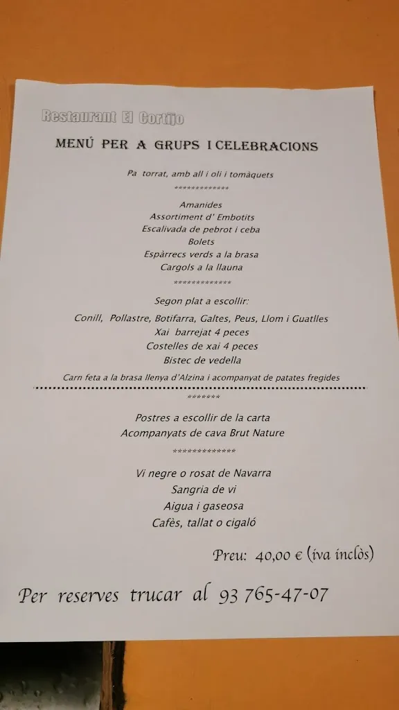 Menu_Restaurant El Cortijo_Malgrat de Mar_image_2