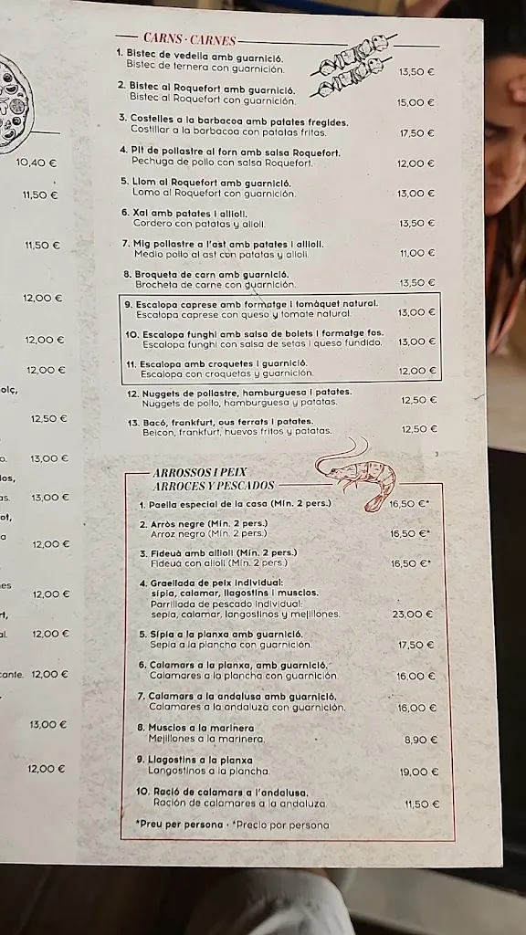 Menu_Restaurant Pizzeria La Maduixa_Malgrat de Mar_image_2