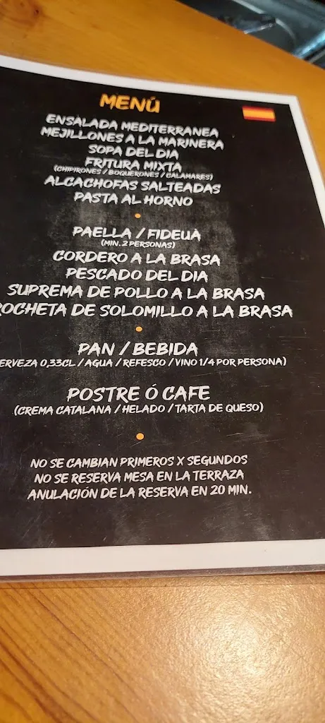 Menu_Restaurant Sancho Panza_Malgrat de Mar_image_1