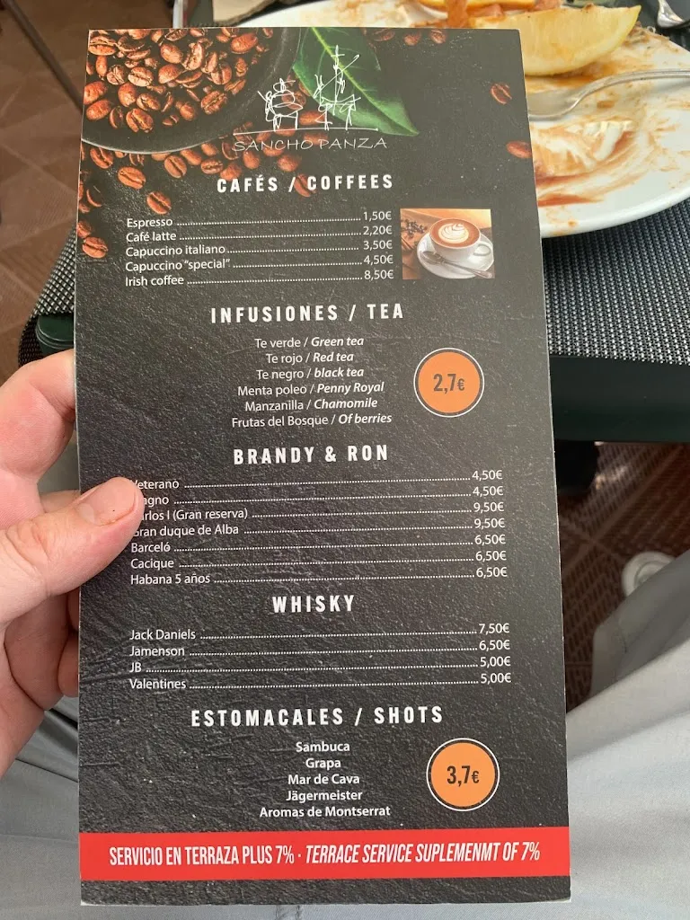 Menu_Restaurant Sancho Panza_Malgrat de Mar_image_2