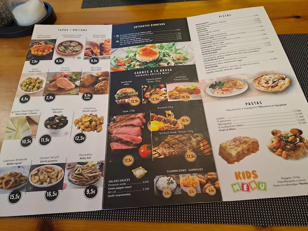 Menu_Restaurant Sancho Panza_Malgrat de Mar_image_3