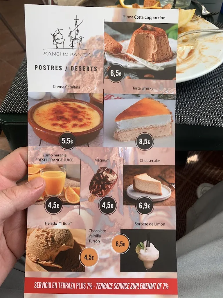 Menu_Restaurant Sancho Panza_Malgrat de Mar_image_4