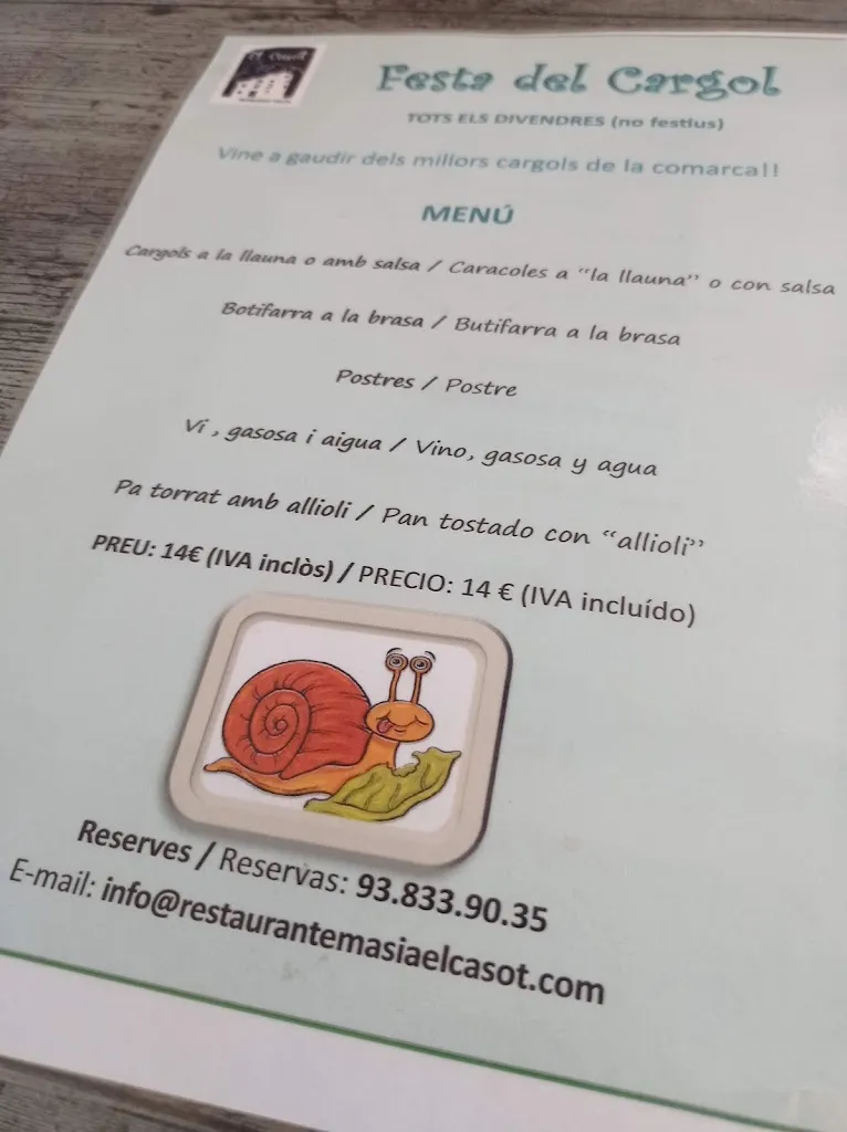 Menu_Restaurant Masia El Casot_Marganell_image_4