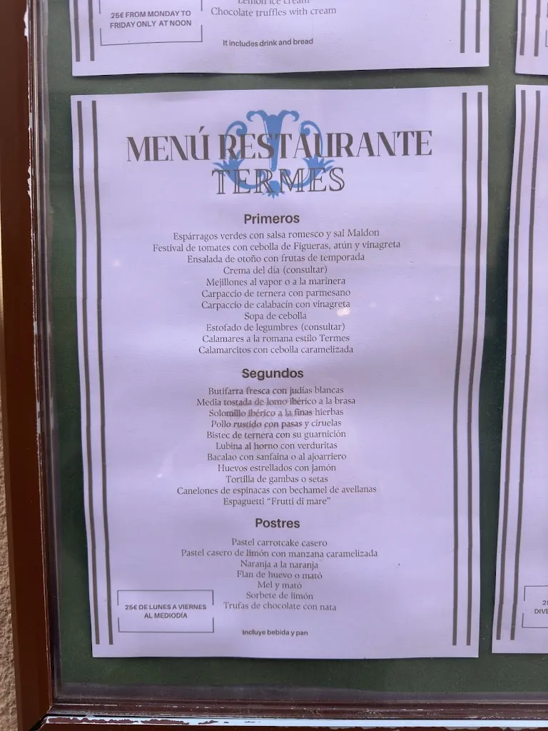 Menu_RESTAURANT TERMES LA GARRIGA_Garriga La_image_3