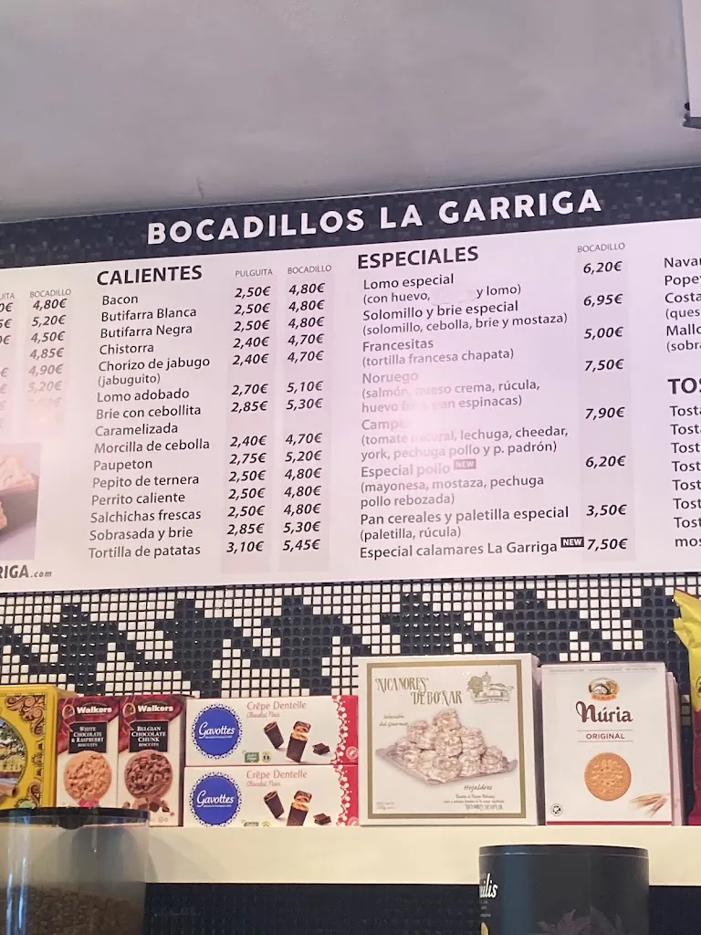 Menu_La Garriga_Garriga La_image_4