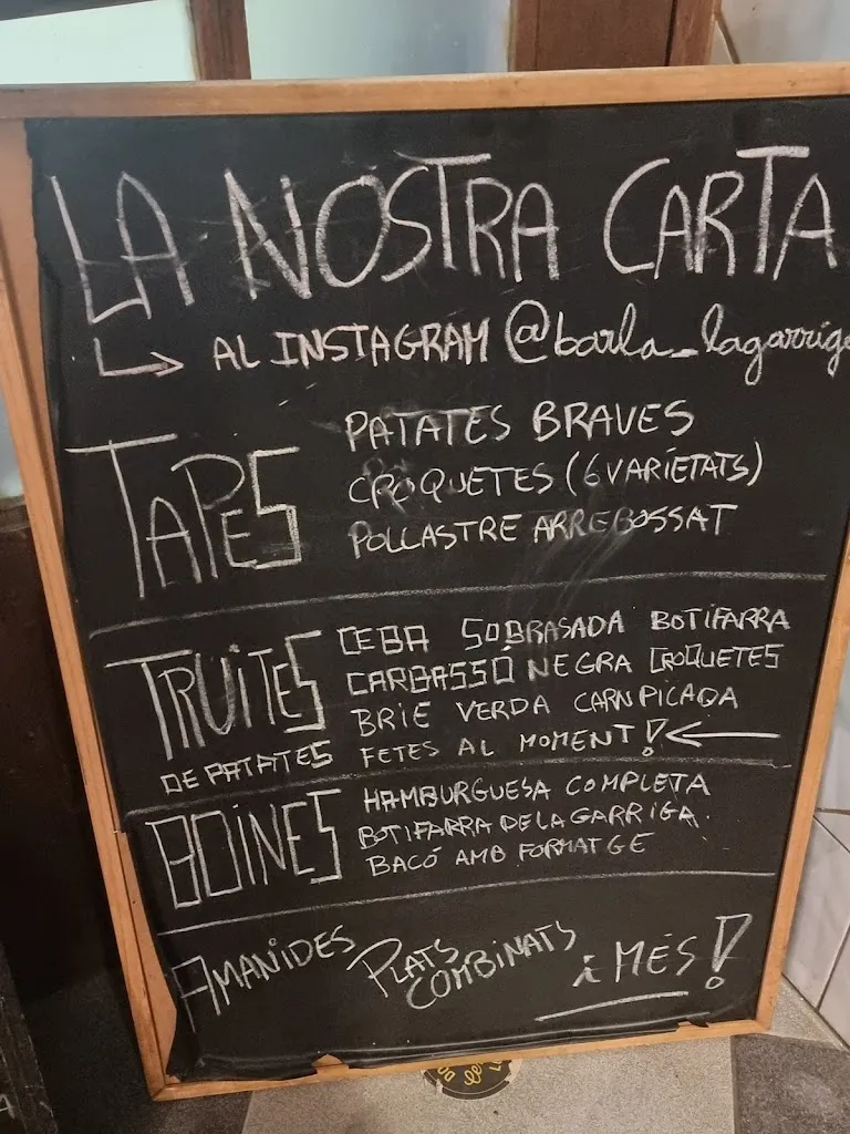 Menu_Restaurant La Plaça_Garriga La_immagine_4