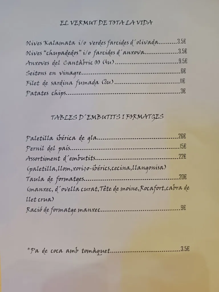 Menu_El secret de La Garriga_Garriga La_image_1