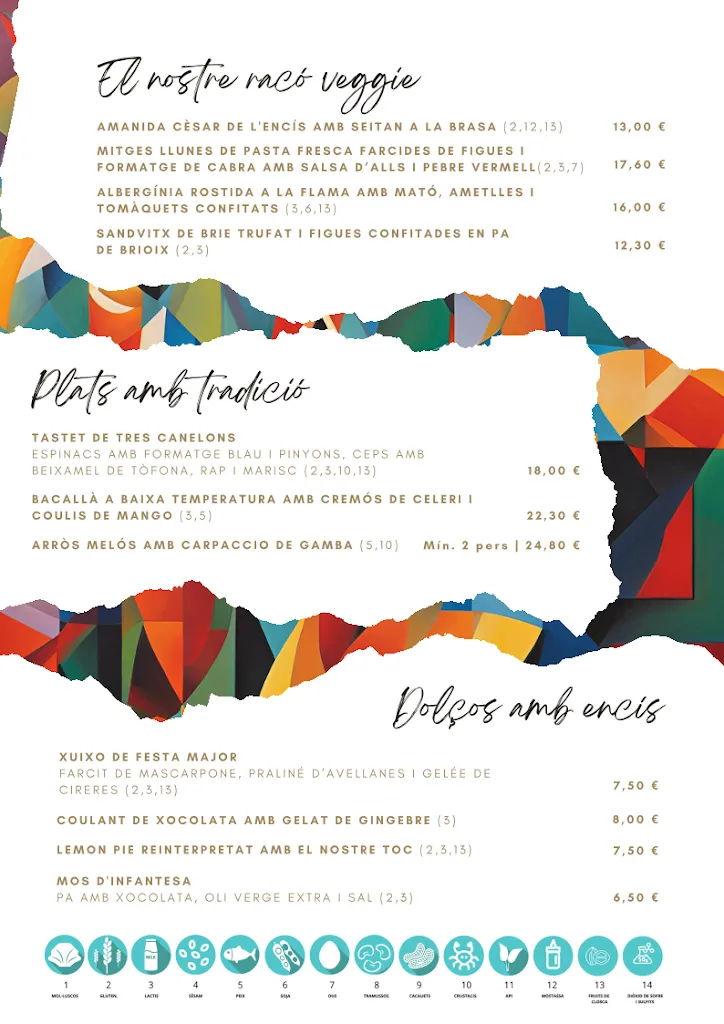 Menu_L' Encís - Vinya i caliu_Garriga La_image_2