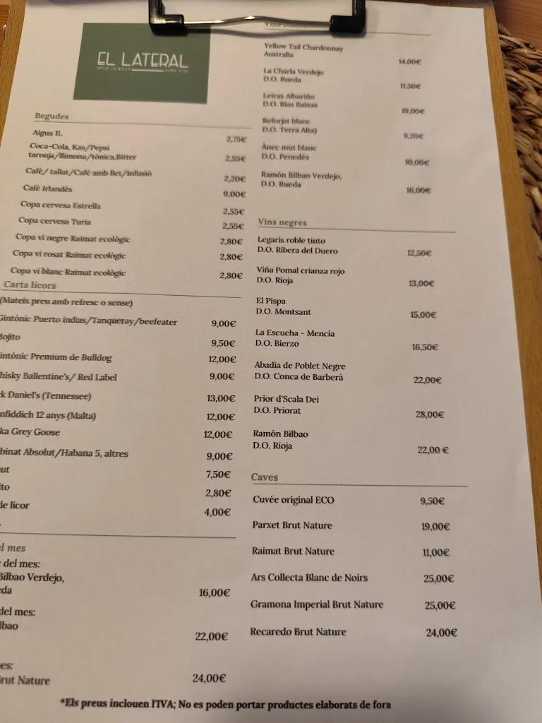 Menu_Restaurant EL LATERAL La Garriga_Garriga La_image_4