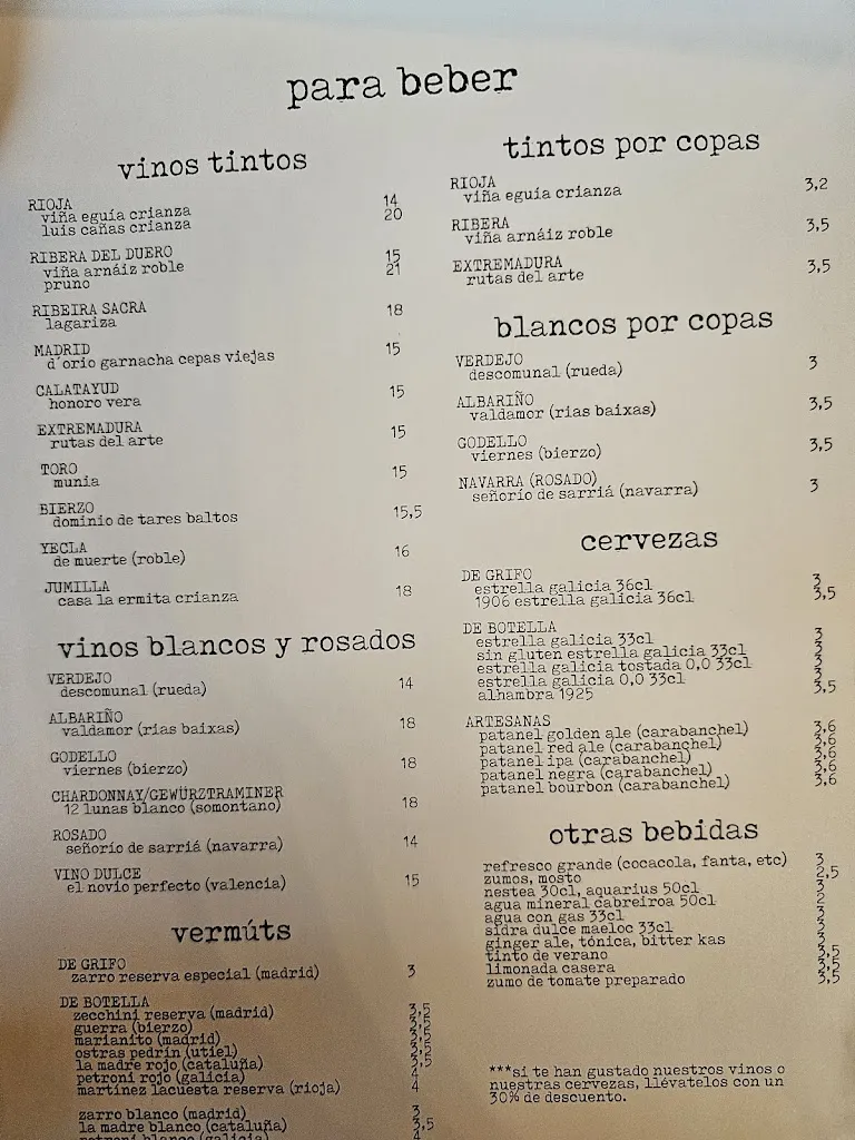 Menu_La Sifonería de Plaza de España_Amés_image_2