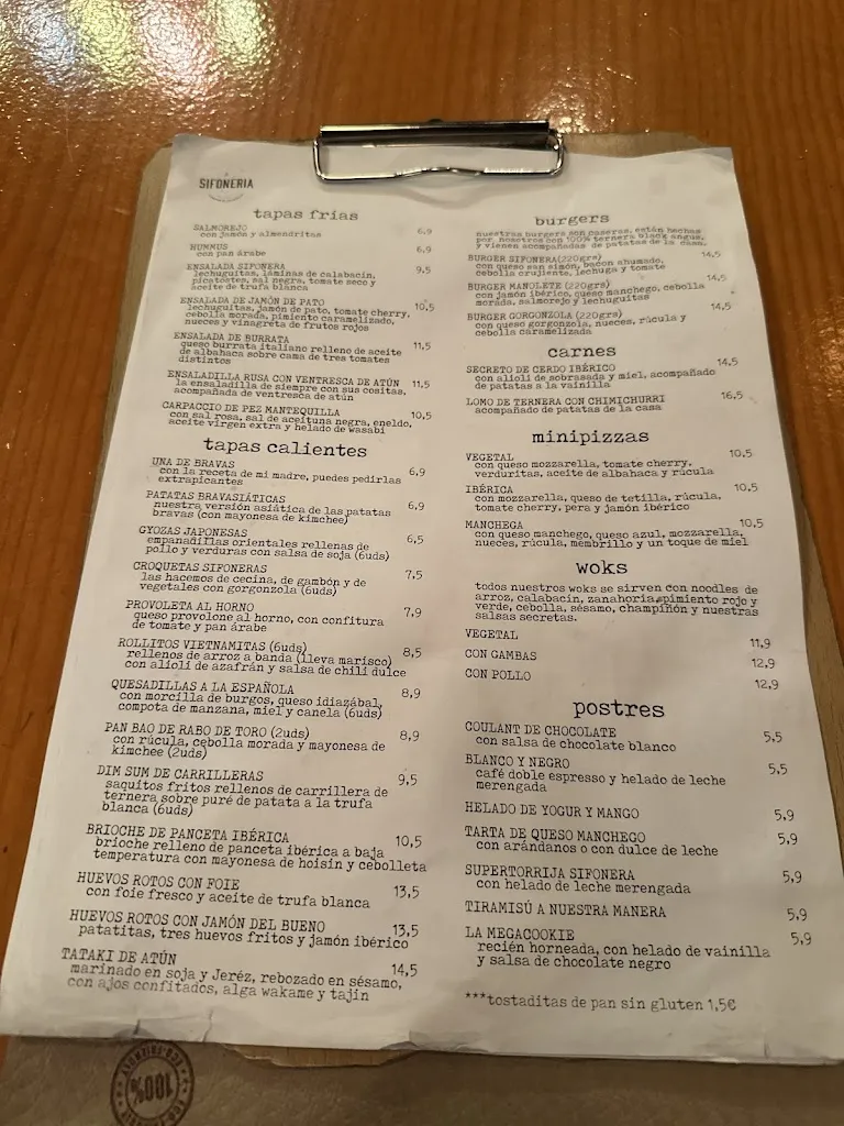 Menu_La Sifonería de Plaza de España_Amés_image_4