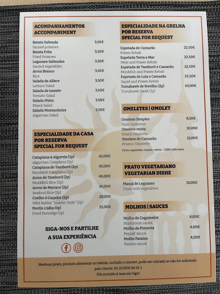 Menu_Restaurante Paraíso do Algarve_Paderne_image_4