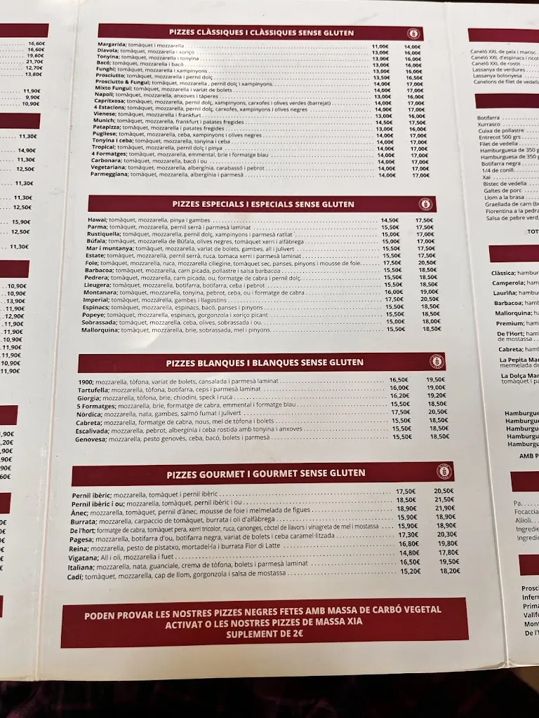 Menu_Pizzeria 1900 La Garriga_Garriga La_image_2
