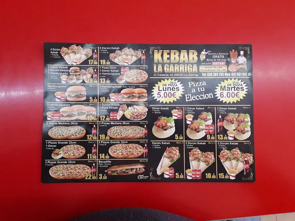 Menu_La Garriga kebeb_Garriga La_image_2