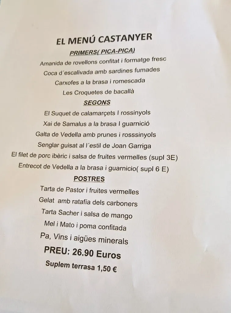 Menu_Restaurant Can Garriga_Garriga La_immagine_2