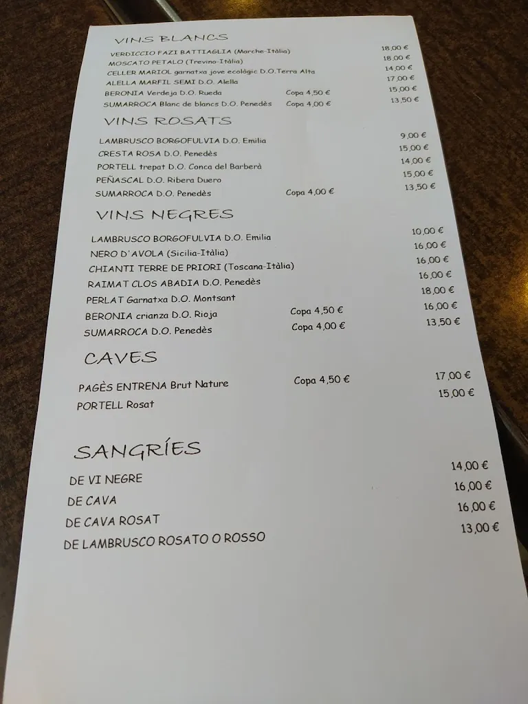 Menu_Restaurant La Fontana_Garriga La_image_1