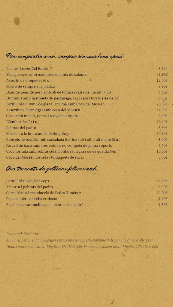 Menu_Restaurant Cal Batlle - Manlleu_Manlleu_image_2