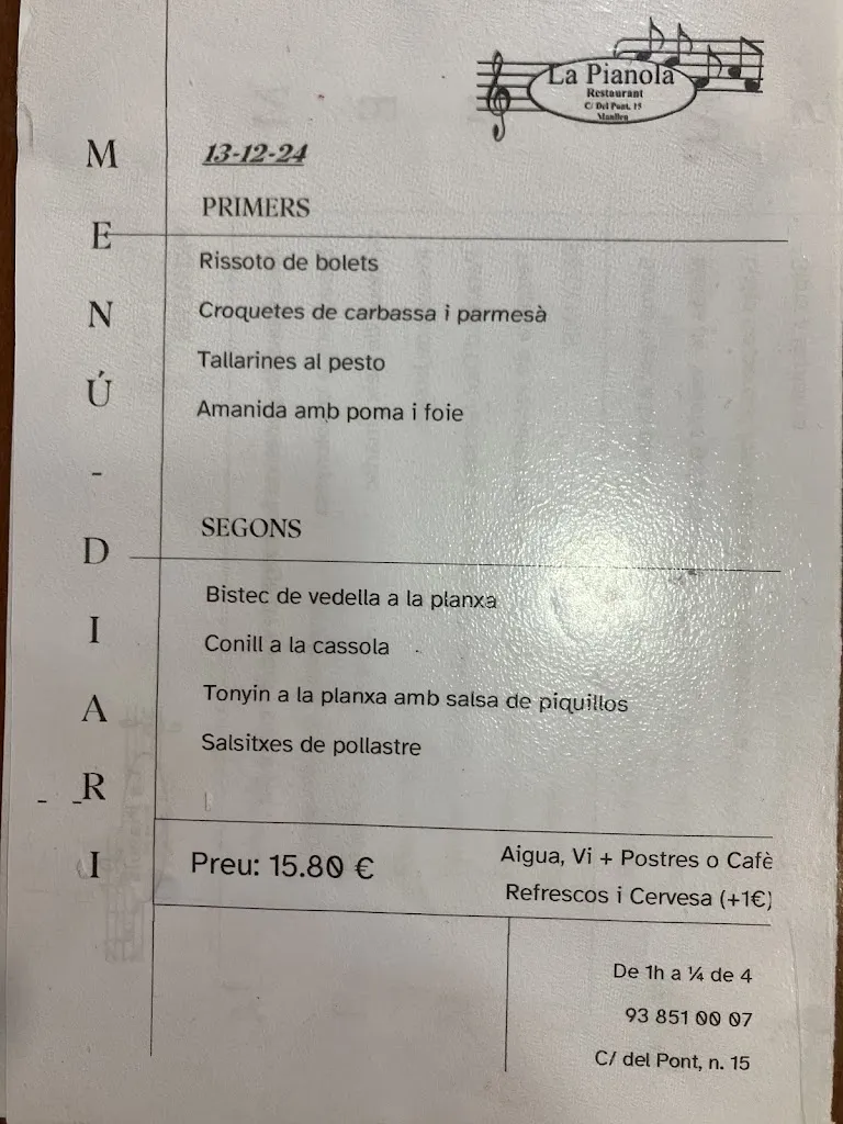 Menu_La Pianola_Manlleu_image_1