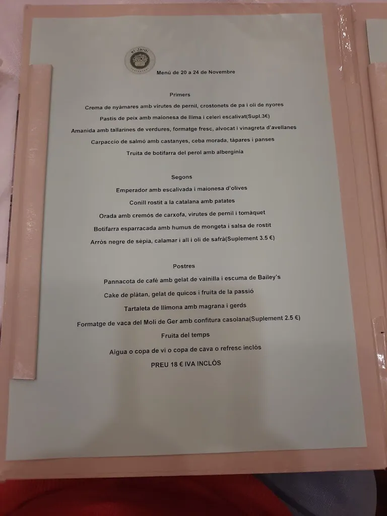 Menu_Restaurant El Jardí Igualada_Igualada_image_1