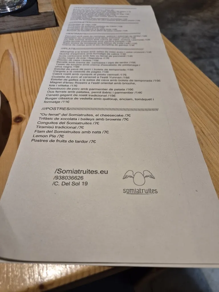 Menu_Hotel Somiatruites_Igualada_image_1