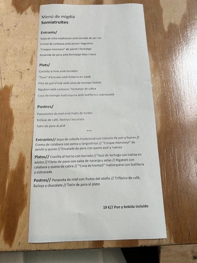 Menu_Hotel Somiatruites_Igualada_image_3