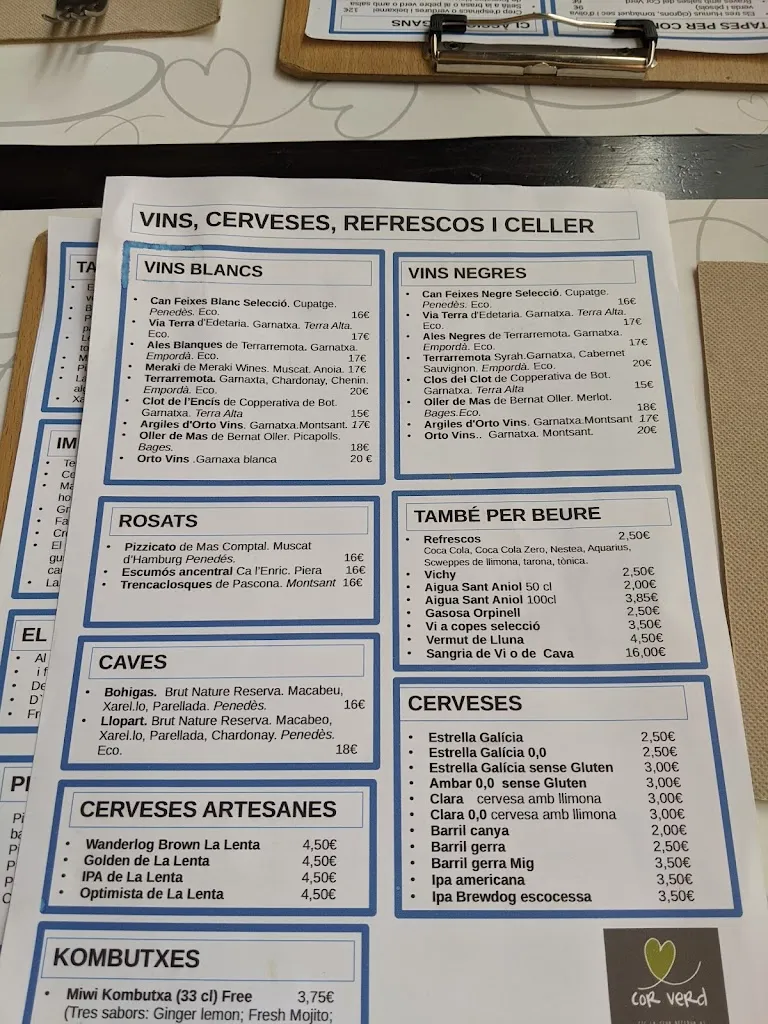 Menu_Cor Verd, Restaurant_Igualada_image_2