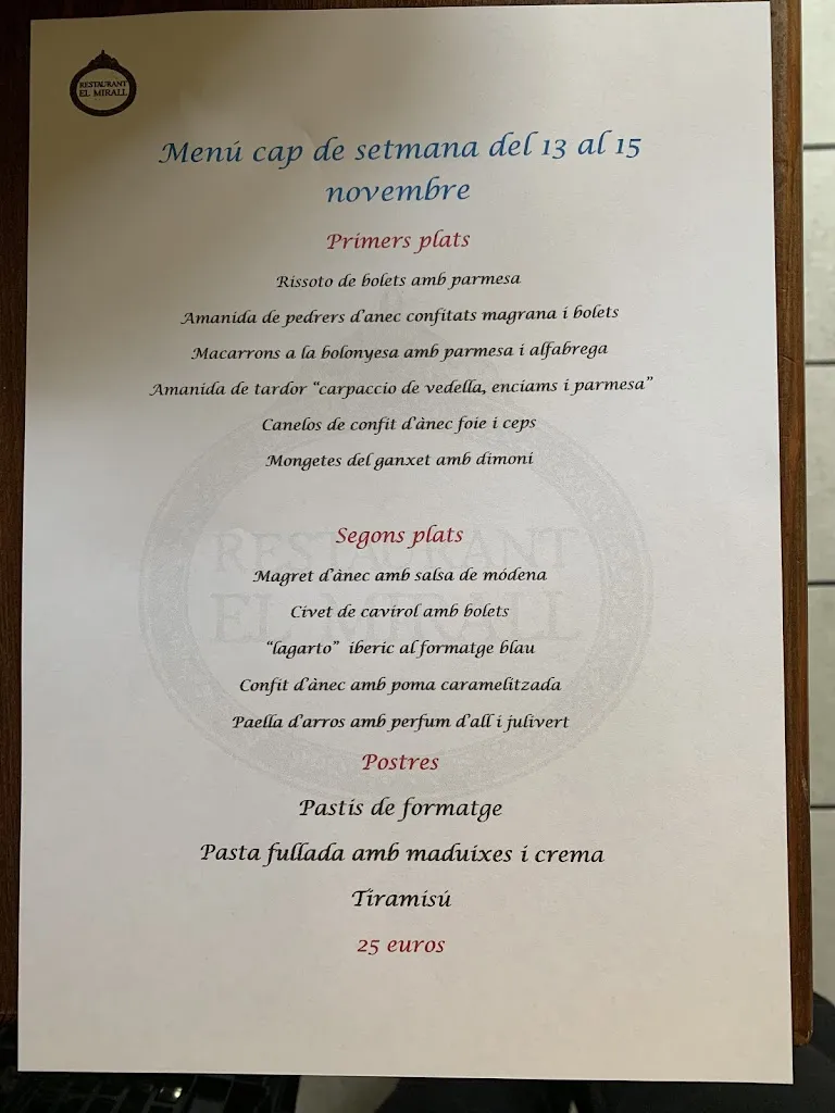 Menu_Restaurant El Mirall_Igualada_image_3
