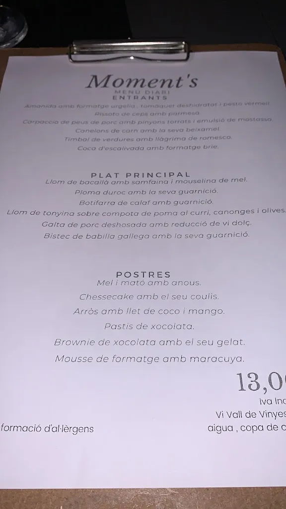 Menu_Moment’s Igualada_Igualada_image_3