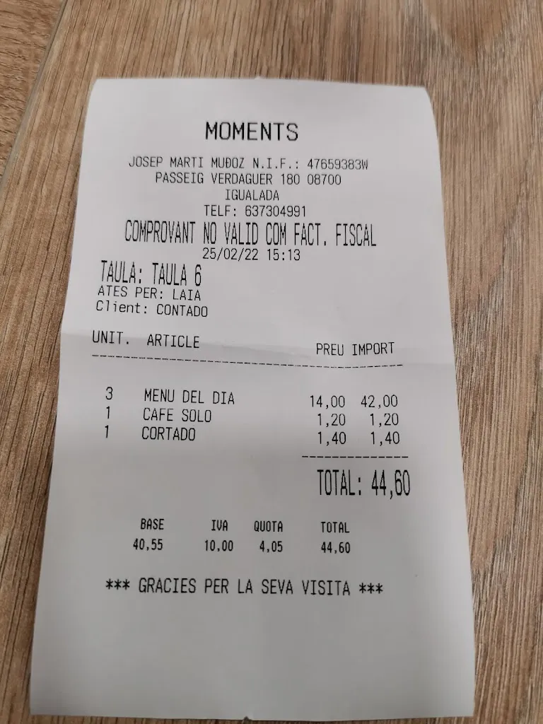 Antoni Codina_Moment’s Igualada_Igualada_review