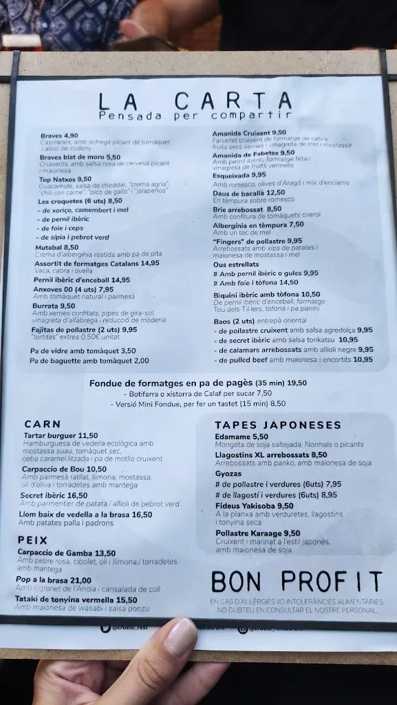 Menu_Restaurant Crostó_Igualada_immagine_1