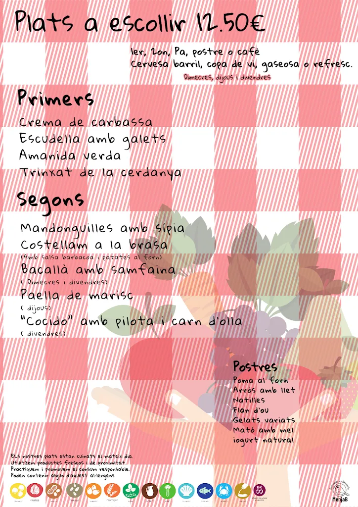 Menu_MenjaB Igualada Restaurant Cafeteria_Igualada_image_2