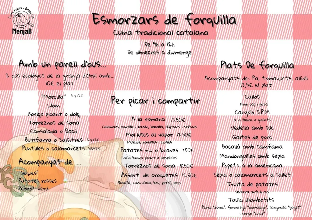 Menu_MenjaB Igualada Restaurant Cafeteria_Igualada_image_3