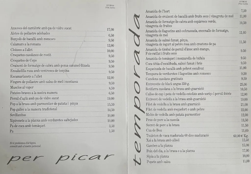 Menü_Restaurante Igualada - Cafetería Igualada - Aqua_Igualada_Bild_1