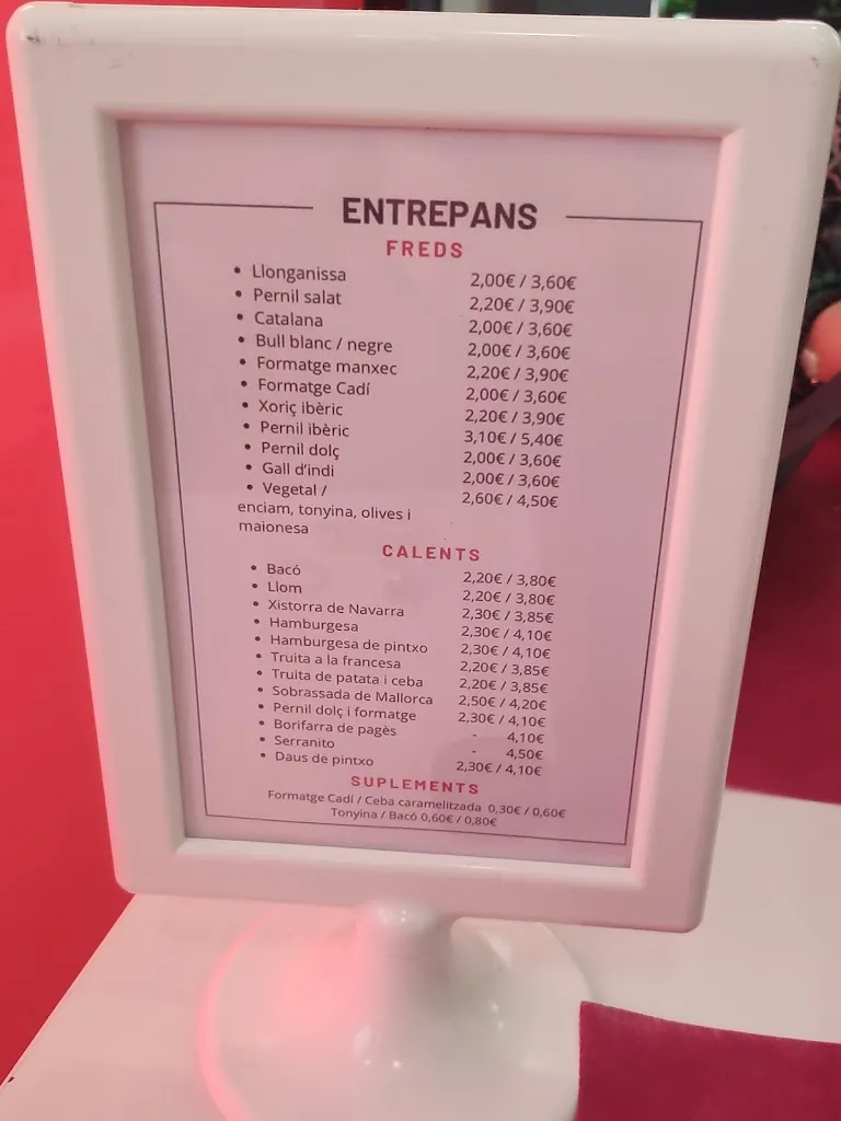 Menu_Cafè Restaurant Andorra_Igualada_immagine_2