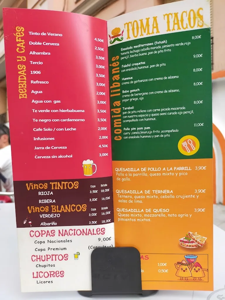 Menu_Toma tacos_Amés_image_2