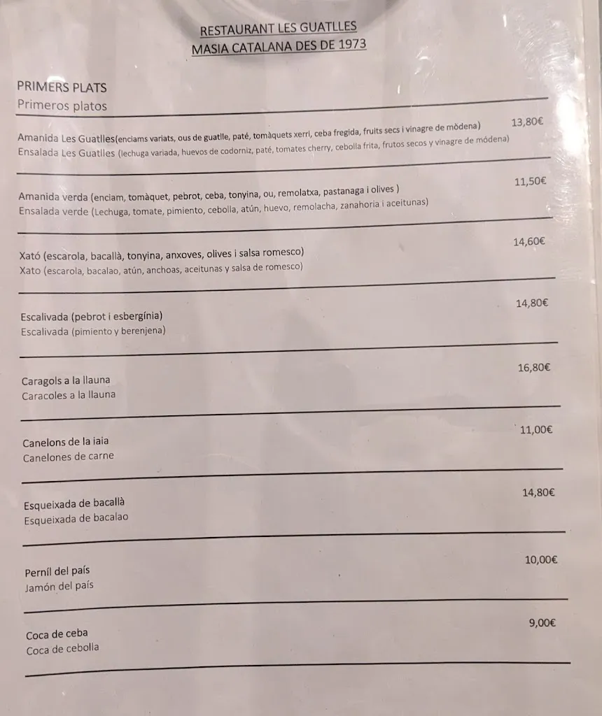 Menu_Les Guatlles_Masies de Roda Les_image_1