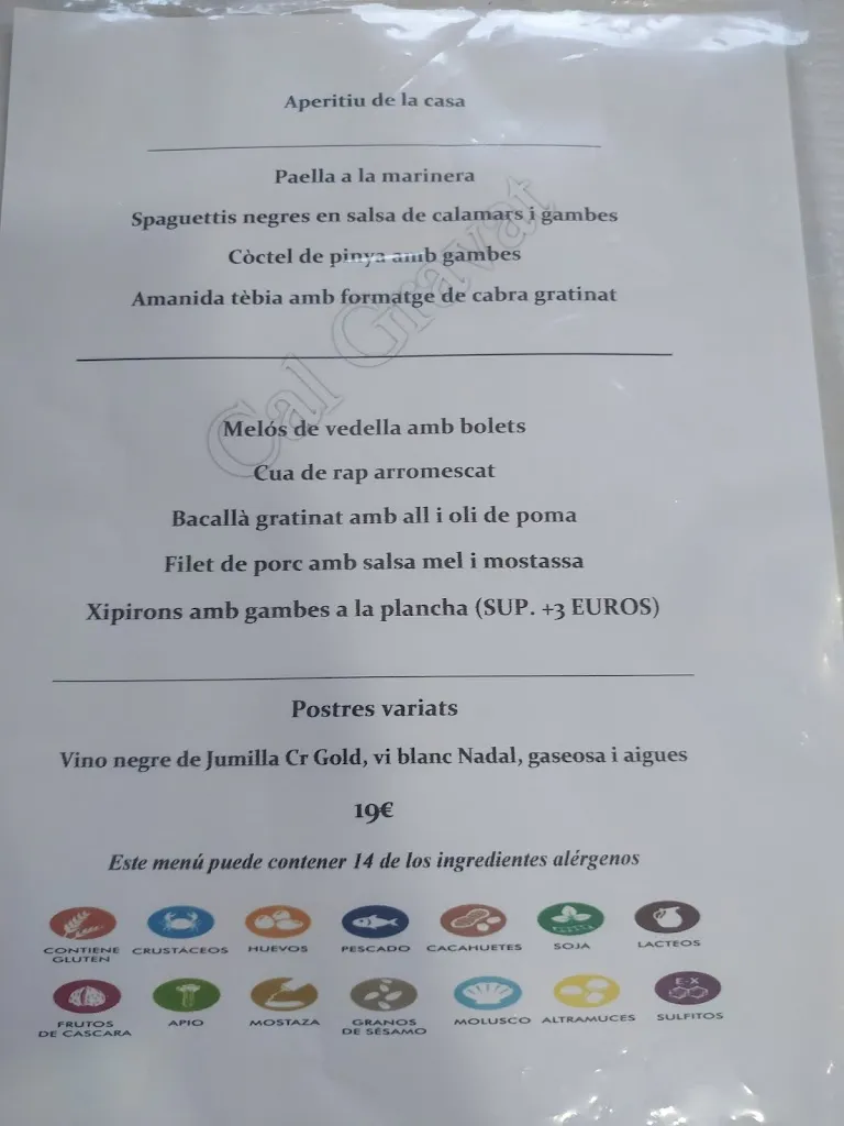 Menu_Restaurant cal gravat_Manresa_image_3