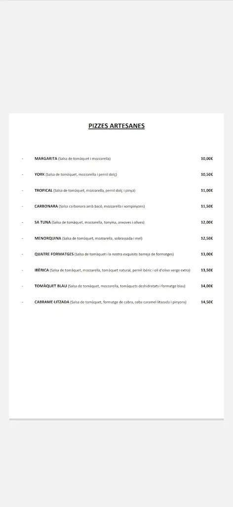 Menu_Restaurant Camí Vell_Manresa_image_1