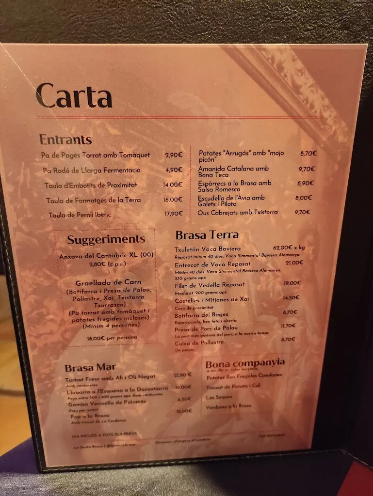 Menu_Restaurant La Santa Brasa Manresa_Manresa_image_2