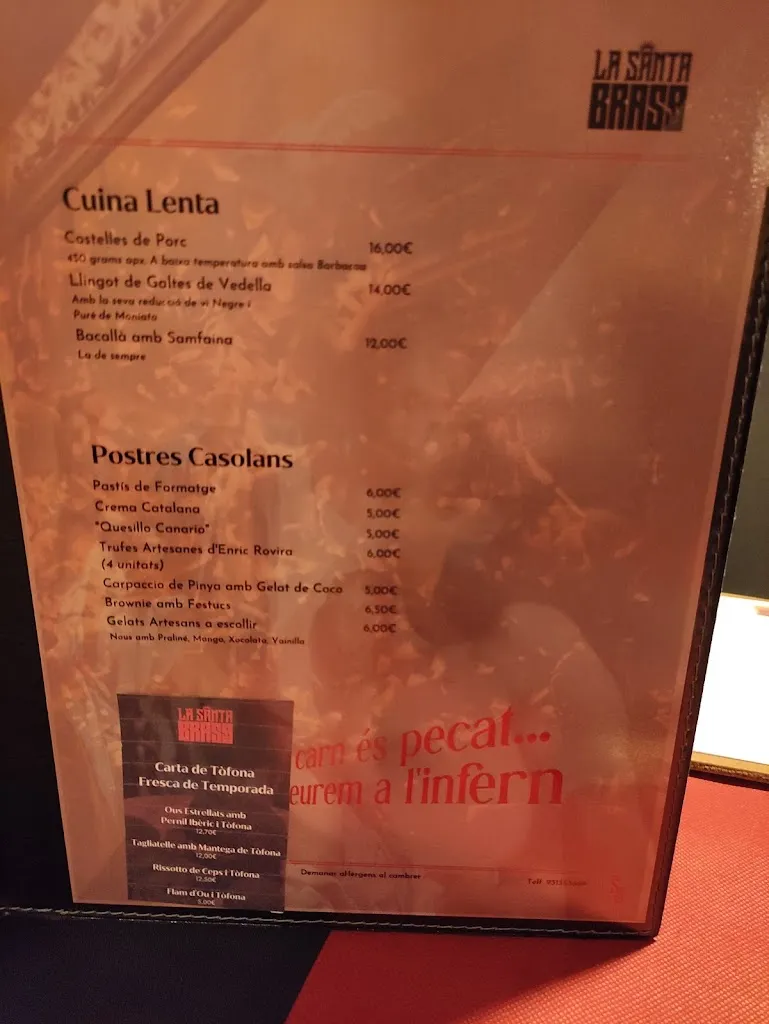 Menu_Restaurant La Santa Brasa Manresa_Manresa_image_3
