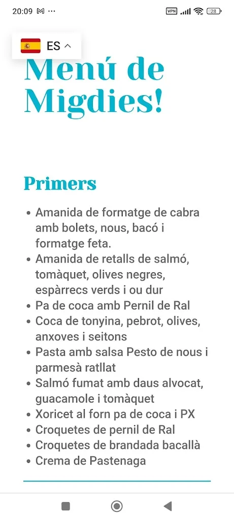 Menu_Cafè Restaurant Chinito_Manresa_image_3