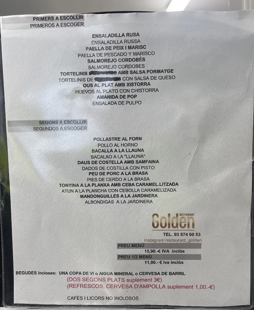 Menu_Restaurant Golden_Manresa_immagine_1