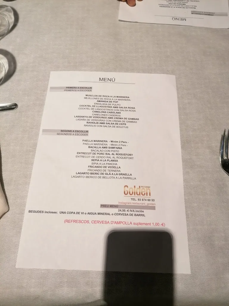 Menu_Restaurant Golden_Manresa_immagine_2