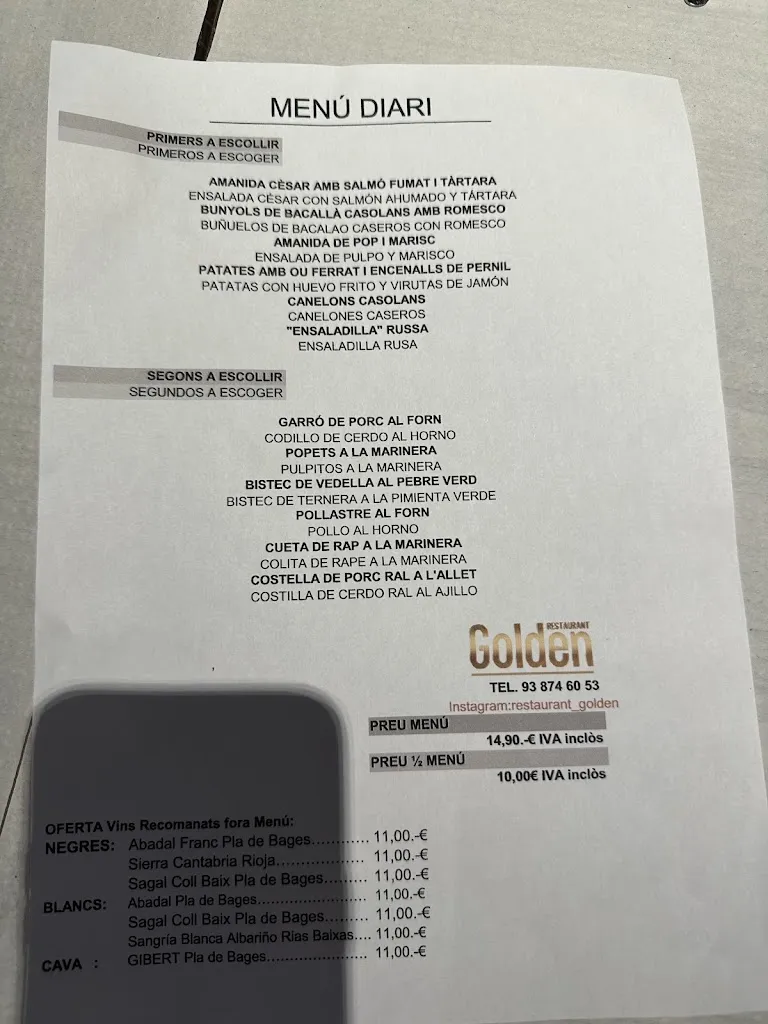 Menu_Restaurant Golden_Manresa_immagine_4