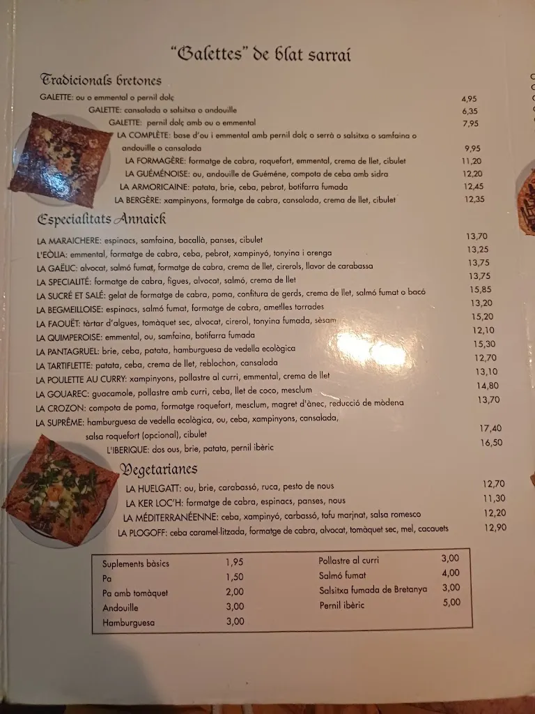 Menu_Crêperie Bretonne Annaíck Manresa_Manresa_immagine_1