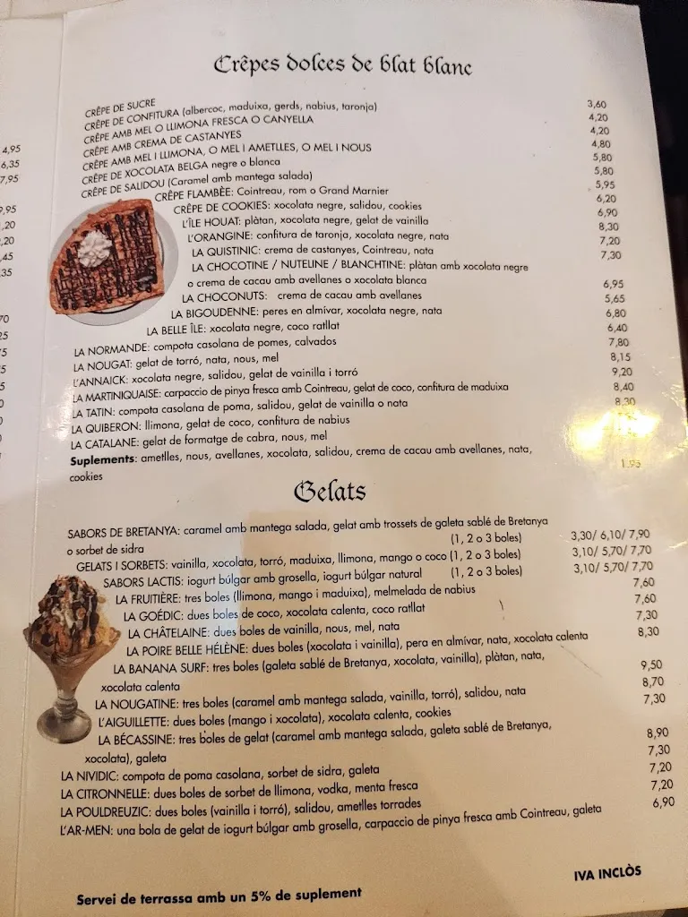 Menu_Crêperie Bretonne Annaíck Manresa_Manresa_immagine_4