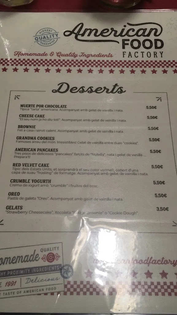 Menu_American Food Factory_Manresa_image_4