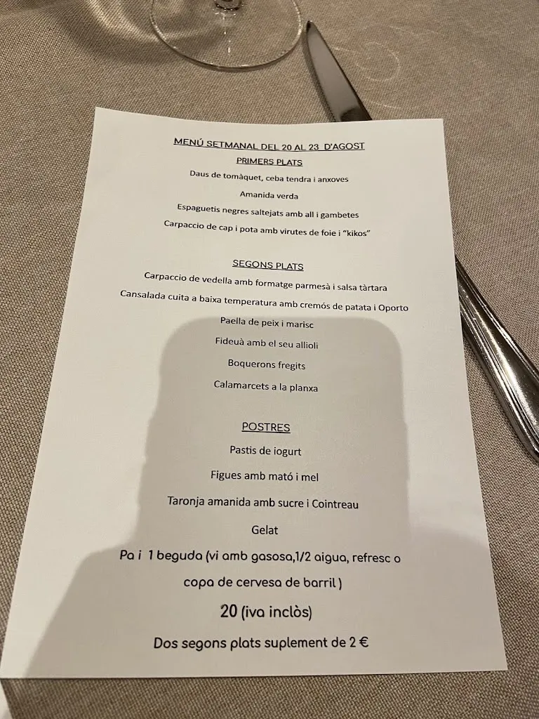 Menu_Restaurant Cal Lara_Manresa_immagine_1