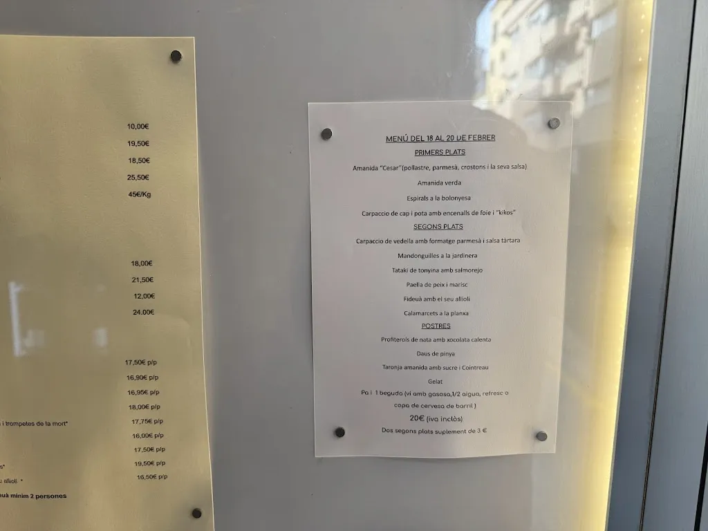 Menu_Restaurant Cal Lara_Manresa_immagine_4