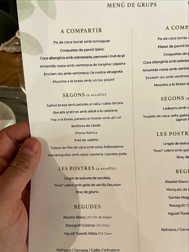 Menu_Can Solà Restaurant_Matadepera_image_1